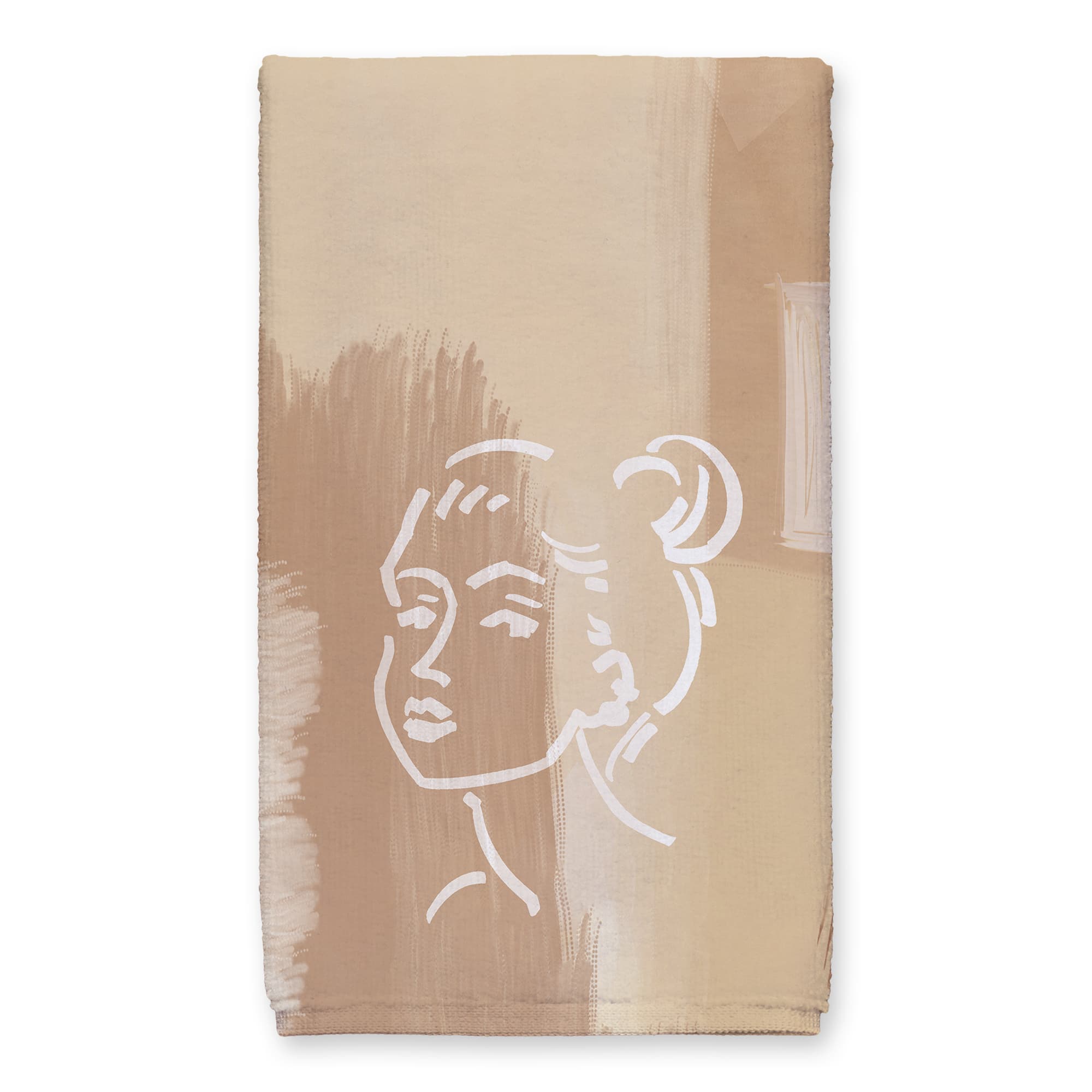 Neutral Desert Girl Towel Set